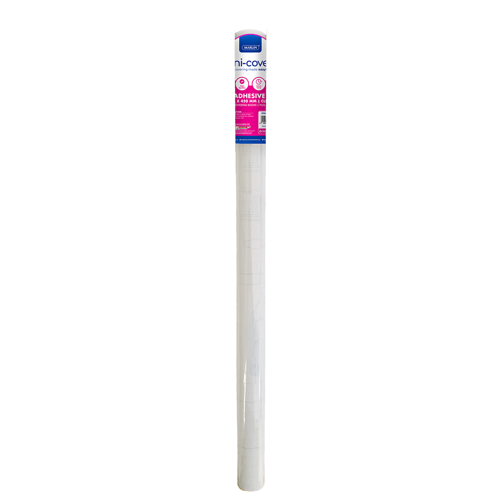 Marlin Self-Adhesive Roll Clear 450mm x 1m