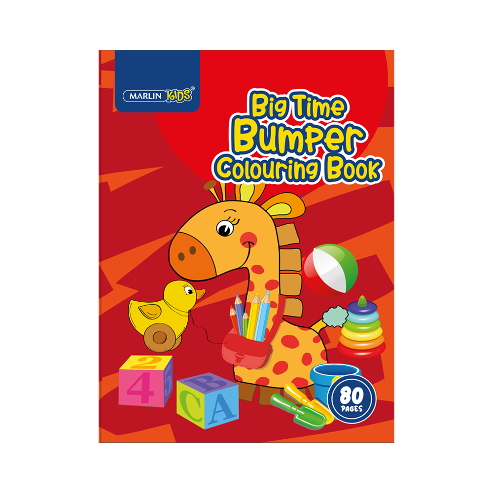 Marlin Kids Big-time bumper colouring books 80 pages