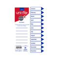 Marlin File Dividers / Indexes Polyprop Jan–Dec