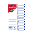 Marlin File Dividers / Indexes Polyprop A–Z 16 Position
