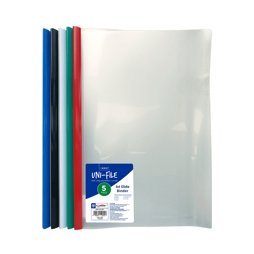 Marlin A4 slide binders / presentation folders