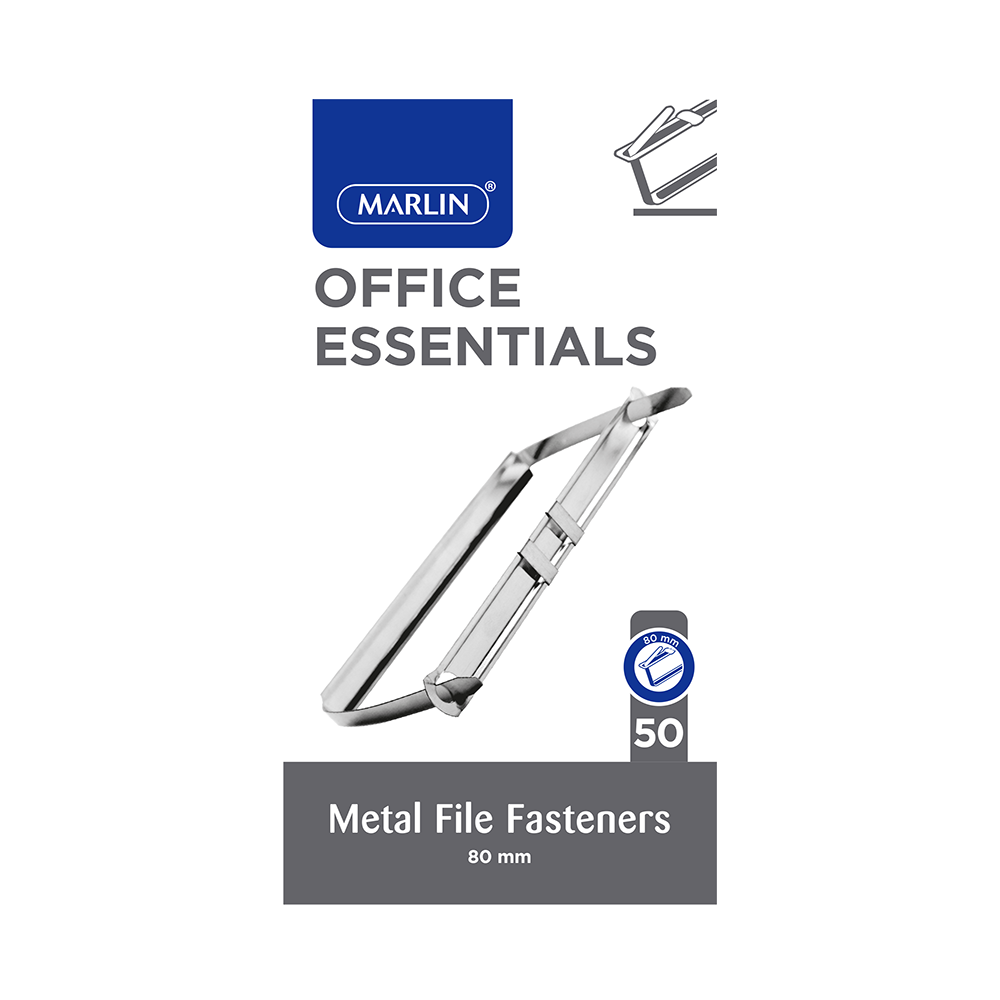 Marlin Metal File Fasteners 50 Pack 8cm