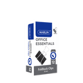 Marlin Office Essentials Fold Back Clips 25mm 12 Pack