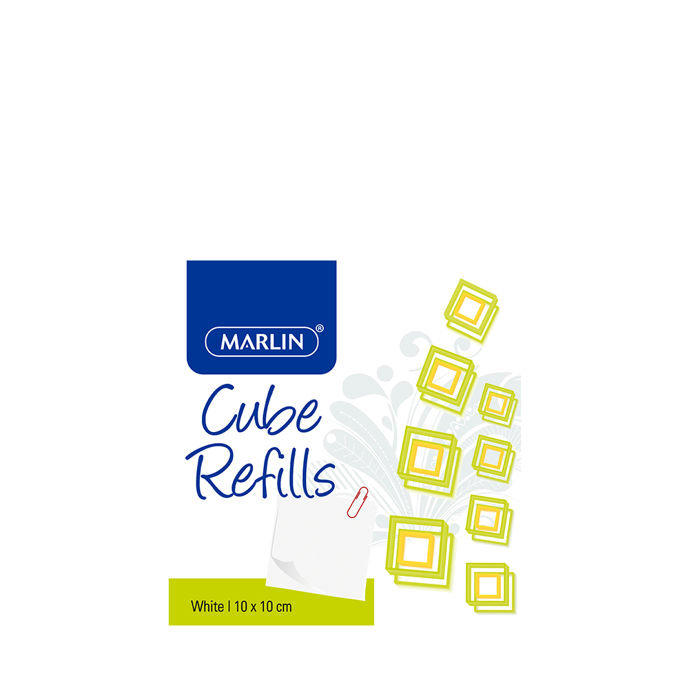 Marlin Cube Refills White 10 x 10cm