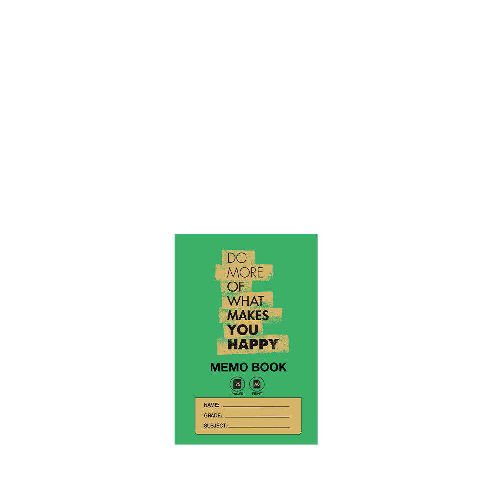 72 pages A6 Memo Books