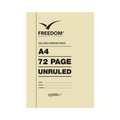 A4 72p Unruled Exercise book