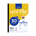 Marlin Uni-File Display Book – 30 Pocket A4