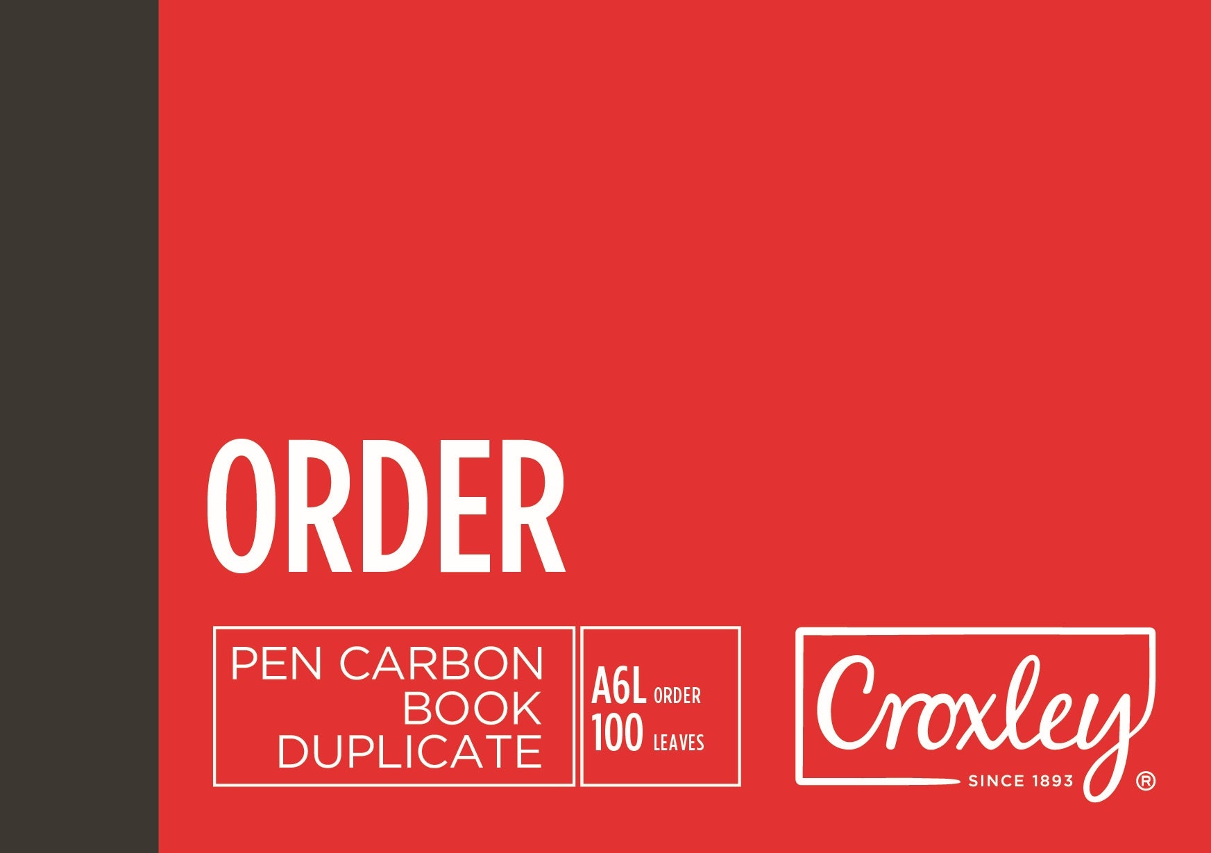 JD16PS Croxley Carbon Book Order A6