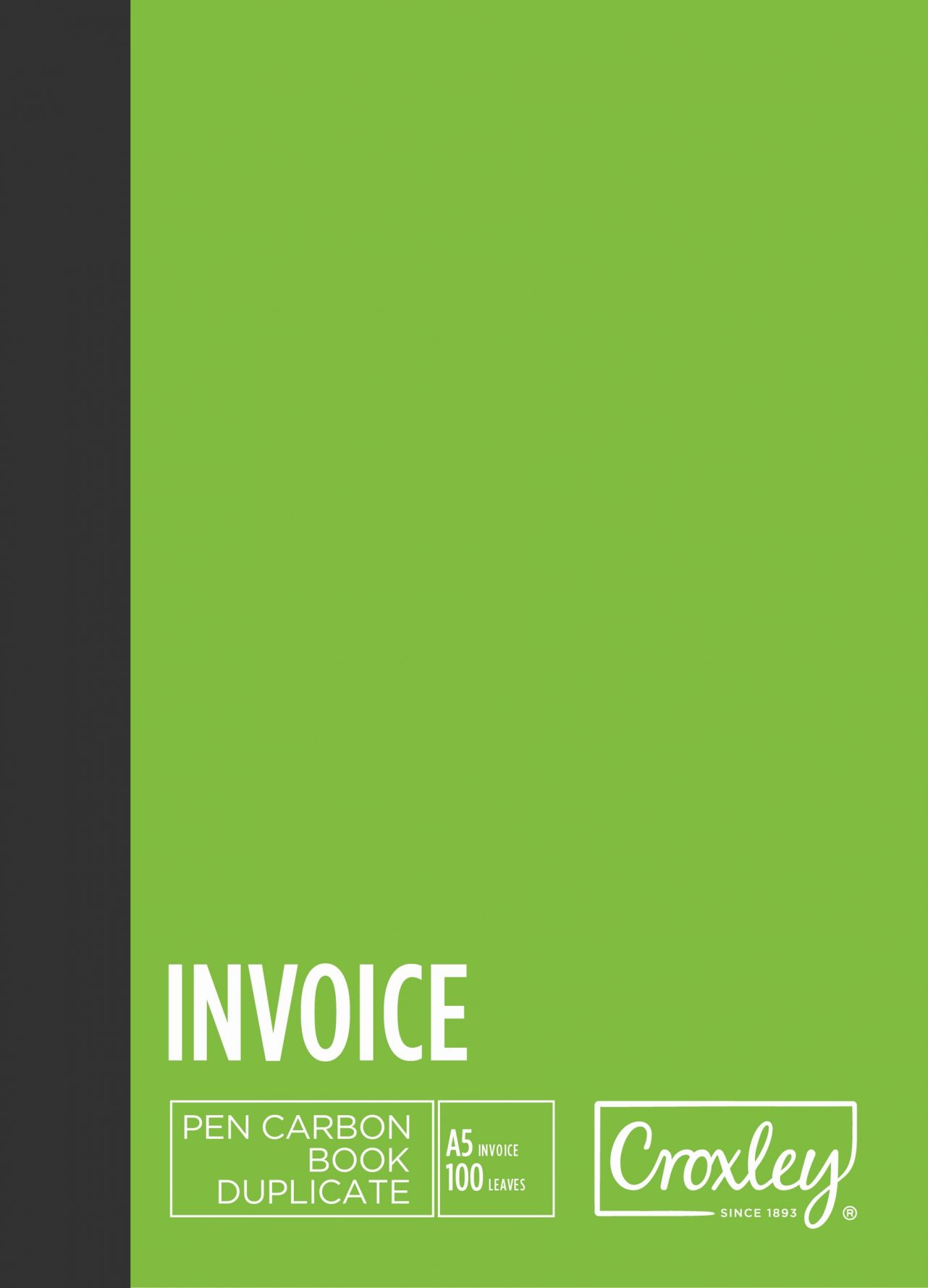 Croxley Carbon Invoice book A5 - PCB22BO