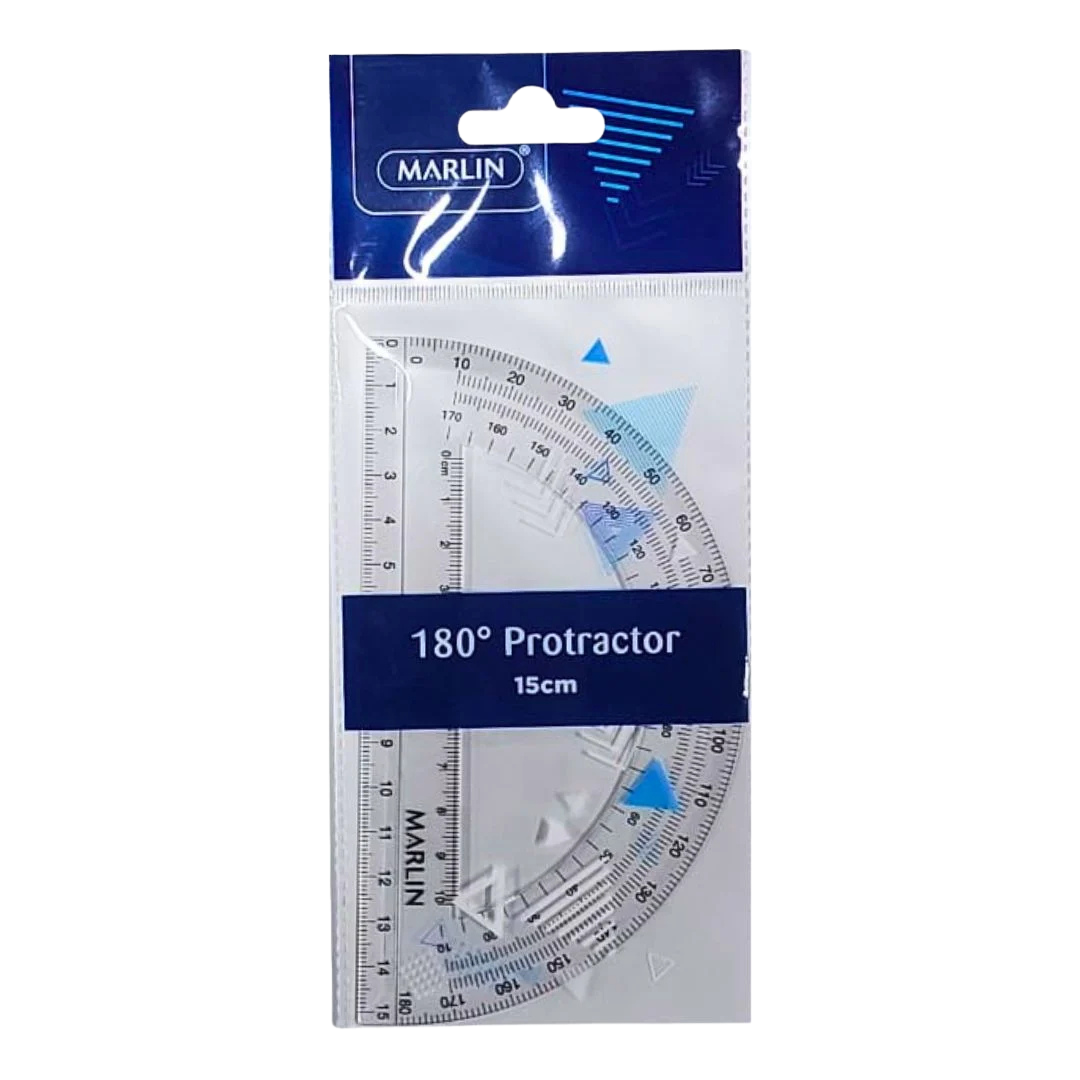 Marlin Protractor 15cm 180 Degree