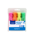 Marlin Bright Liners Highlighter 4's assorted colours