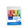 Marlin Pastel Highlighters 4 Pack Assorted