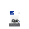 Marlin Office Essentials Silver thumbtacks / drawing pins 11mm 100's