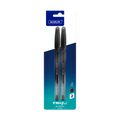 Marlin Tri-Gel Ink Pens 0.7mm Black 2 Pack
