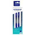 Marlin Ultra Glide Retractable Pens 1.0mm Black 2 Pack