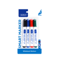 Marlin Smart-Marker Whiteboard Markers – 4 Pack