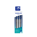 Marlin Master Liner Ball Pens 0.7mm Blue 3 Pack