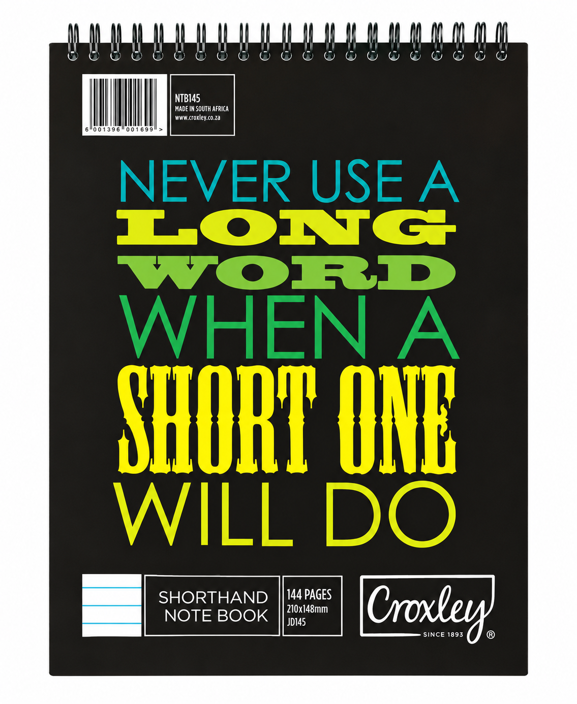 Croxley Top Wiro Notebook 144 Pages A5