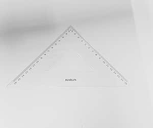 Marlin Set Square 18cm 45 Degree